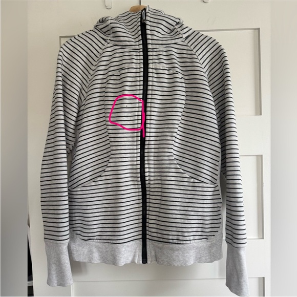 Striped Zip-Up Jacket - Picture 5 of 5